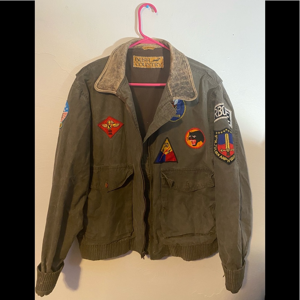 COPY - Vintage Military Jacket with Patches